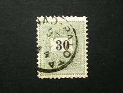 Magyarország 1889 Feketeszámú 30 kr. B 11 1/2, (Csa)nád-Palota, Gudlin 25 G3