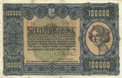 100000 korona 1923 3.