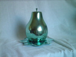 Retro körte formájú pálinkás, likőrös készlet