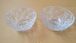 2 db régi retro üveg tálka savanyúságos kompótos