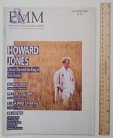 Howard Jones címlap | Electronics & Music Maker magazin 1986 október | Art Of Noise, Django Bates
