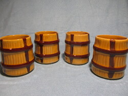 4 db kerámia pohár