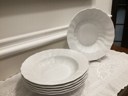 Herendi fehér mély tányér