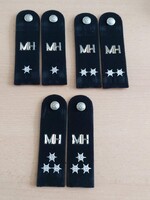 MH HADIHAJÓS ŐRVEZETŐ TIZEDES SZAKASZVEZETŐ RENDFOKOZAT VÁLL-LAP ALU. CSILLAG 3 PÁR