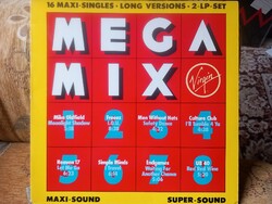 MEGA MIX 16 MAXI-SINGLES. LONG VERSIONS. 2LP - SET.Vol.1. 1983.