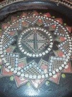 Régi Népi tányér a képeken látható állapotban 69