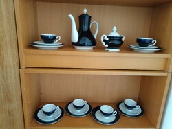 Weimar porcelán reggeliző készlet