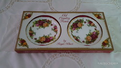 Royal Albert "Old Country Roses" díszdobozos tányérka,poháralátét