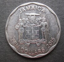 Jamaica 10 dollár 2015 (W26)