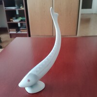 Ritka Hollóházi porcelán hal figura-hibás