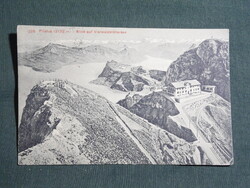 Postcard, Switzerland, canton of Lucerne, Pilatus Kulm, view of Lake Lucerne, 1909-