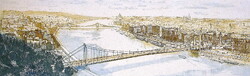 Blahos Rudolf (1917–1986) HIDAK A DUNÁN (Budapest)