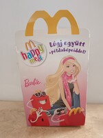 McDonald’s Happy Meal doboz, Barbie és Hot Wheels Matel támogatásával. Retro darab 1996