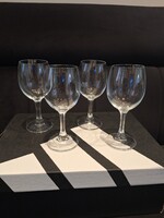 Ajka kristály talpas borospohár készlet 4 darabos