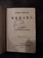 Tompa Mihály versei 2. kötet, dalok románczok címmel 1858, antik könyv