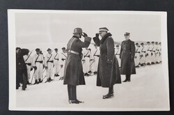 Magyar-Lengyel katonák találkozása Uzsok 1939. képeslap Sárai