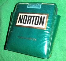 Antique norton strong magnetic stable fixable cigarette box holder plastic advertisement 9x9cm according to pictures