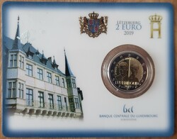 2019es 2 Euro luxemburgi limitált