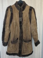 Női irha bunda L/XL méret
