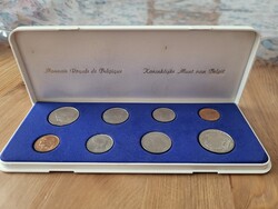 Belga 1977 érmegyűjtemény díszdobozban forgalmi sor