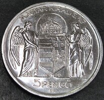 Magyarország 5 Pengő, 1939. Horthy Miklós