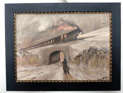 Ruzicskay György(1896-1993):Mozdony