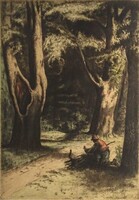 1Y994 Komjáti-Wanyerka Gyula : "Rőzseszedő"