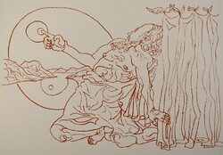 Sváby Lajos (1935-2020) TEREMTÉS II. " Kezdetben teremté az Isten az Mennyet és az Földet ... "