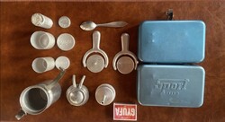 Retro Lemezárugyár Sport Presso Kávéfőző Készlet