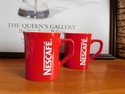 Nescafé - klasszikus piros bögrék - 2 darab