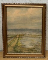 R. Barabás Gizella : Balaton-part