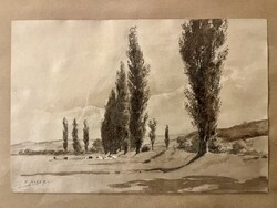 Edvi Illés Aladár: Jegenyesor