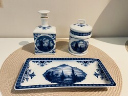 Fine China Lichte Echt Cobalt asztali szett