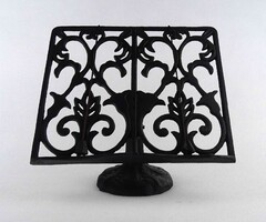 1Y726 Régi öntöttvas mise könyvtartó kottatartó állvány