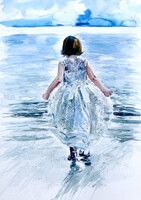 Freedom -  watercolor painting - Szabadság-  akvarell festmény