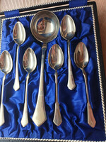 Wellner 7 részes ezüstözött evőeszköz készlet