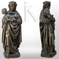 Madonna Jézussal - nagyon nehéz kőszobor