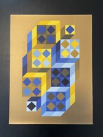 Victor Vasarely szitanyomat