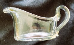 ART DECO DEKO ÜVEG MINI KÖNTŐ KANCSÓ KÁVÉHÁZ RENDKIVÜL LÁTVÁNYOS