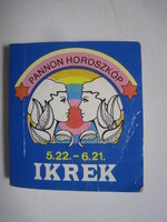 Pannon horoszkóp Ikrek kiskönyv minikönyv