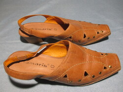 Tamaris bőr cipő, szandál 38-as