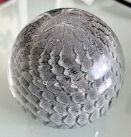 Murano üveggömb - papírnehezék, 6,5 cm magas