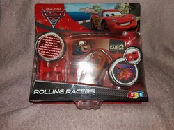 MINŐSÉGI - DISNEY PIXAR - SCS TOY - ROLLING RACERS - VERDÁK dobozával BONTATLAN a képek szerint