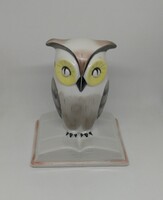 Aquincum porcelán könyves bagoly!