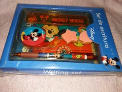 MINŐSÉGI - Disney Mickey Mouse- játék rajzoló író szett dobozával BONTATLAN a képek szerint