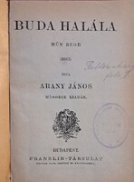 Arany János: Buda halála – Hún rege, második kiadás, Franklin-Társulat