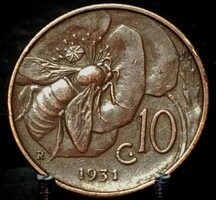 Olaszország 10 Centesimi, 1931 B05C3