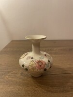 Zsolnay búzavirágos váza, jelzett!