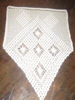 Bájos kézzel horgolt antik vitrázs függöny