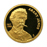 Arany János 5000 Forint 2017 PP mini arany érme 0,5g Au999